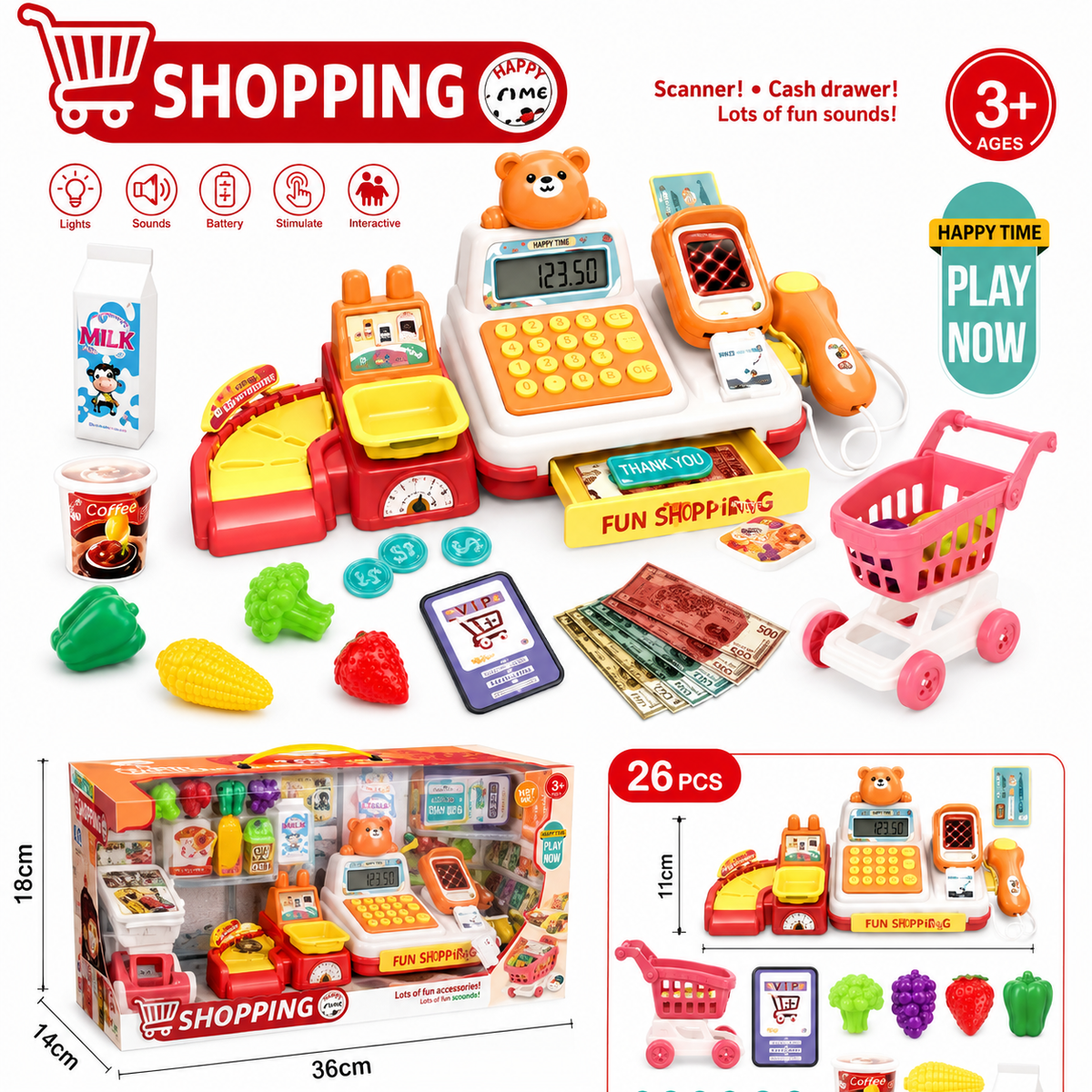 0106005 Caja Registradora Supermercado