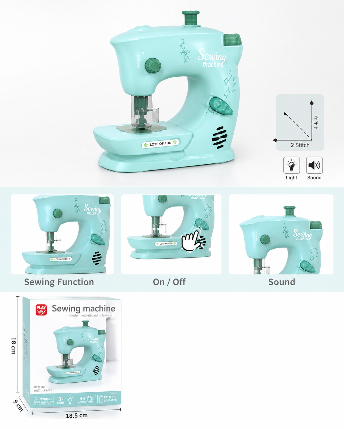 0106007 Máquina de Coser Infantil