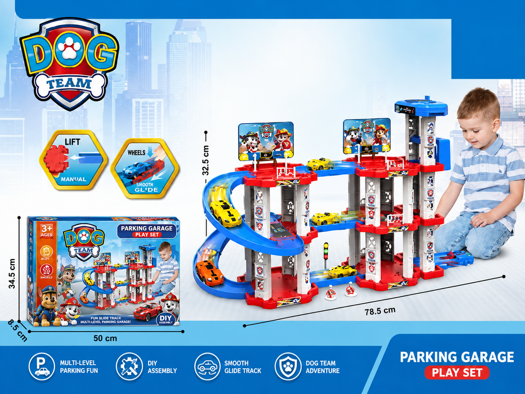 0205002 Pista de Autos 75 Pcs 2 Niveles
