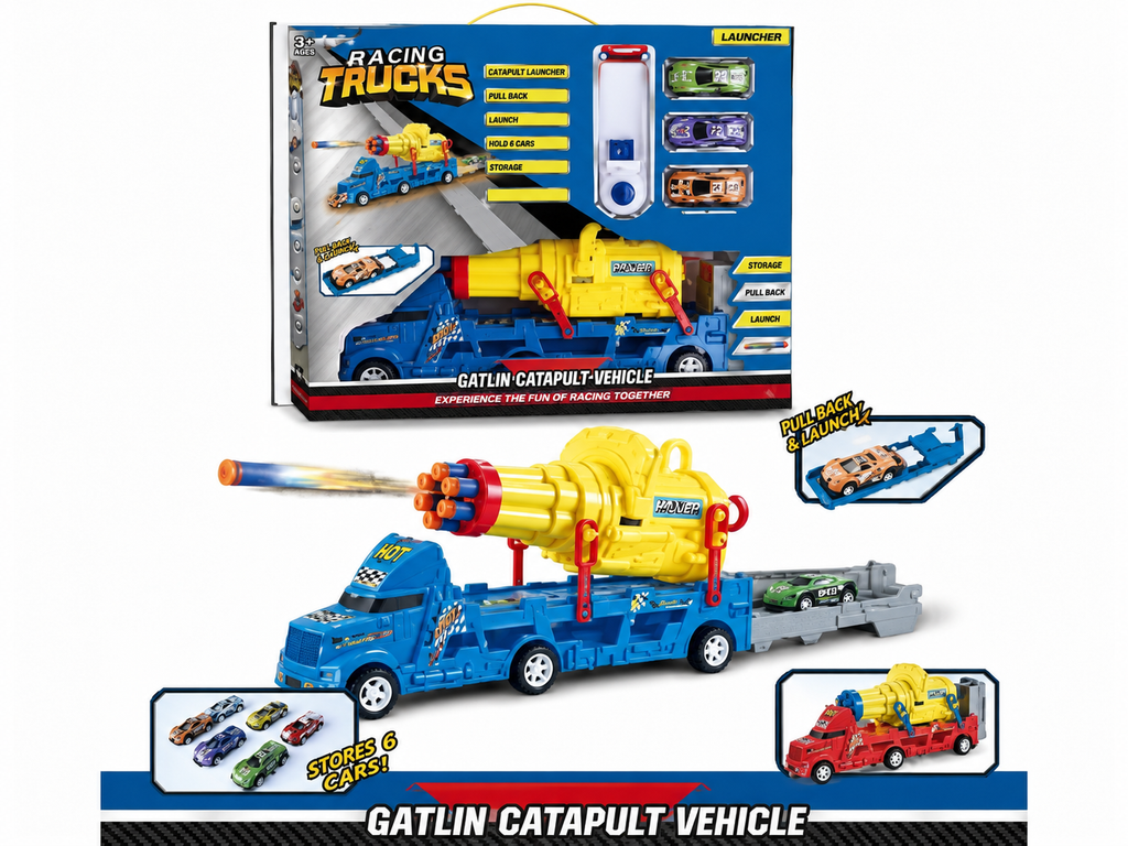 0205102 Camión Lanzador con Carros y Dardos