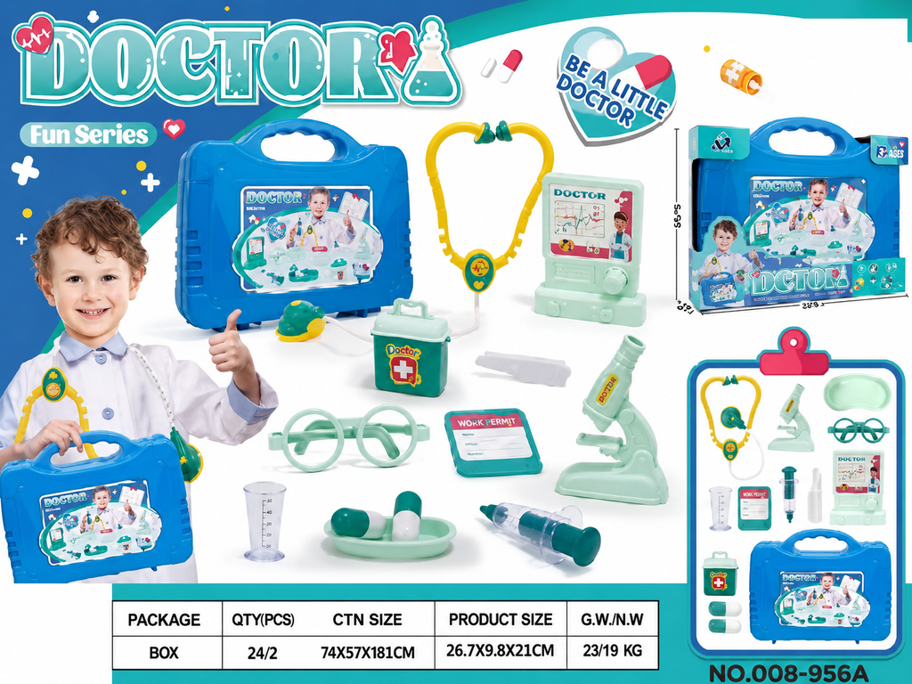 0206002 Maleta Set Doctor Azul